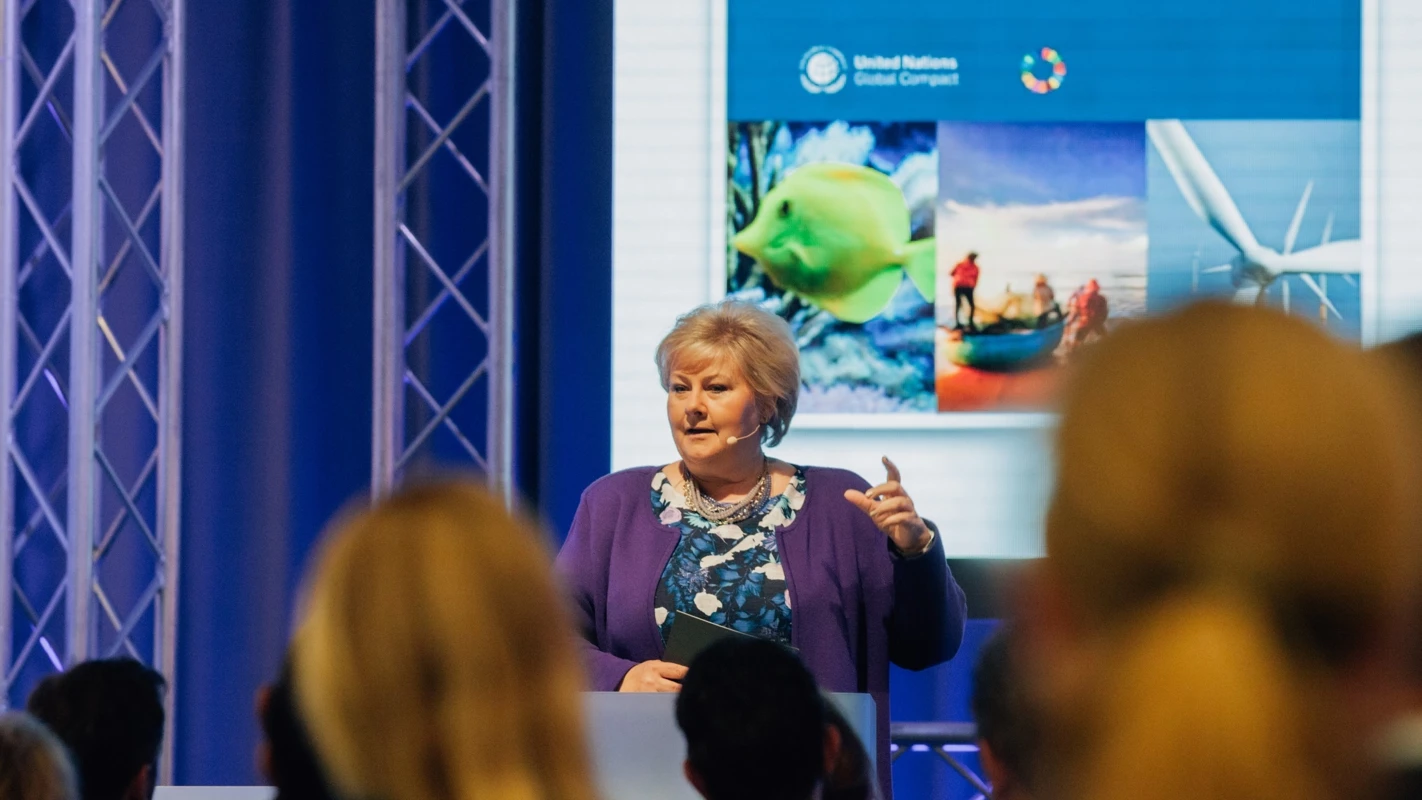 Jotun Insider - Erna Solberg United Nations Congress