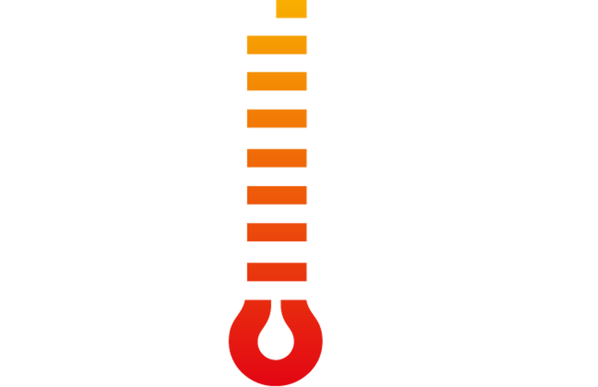 Logo for Jotun's Thermosafe solution, in white